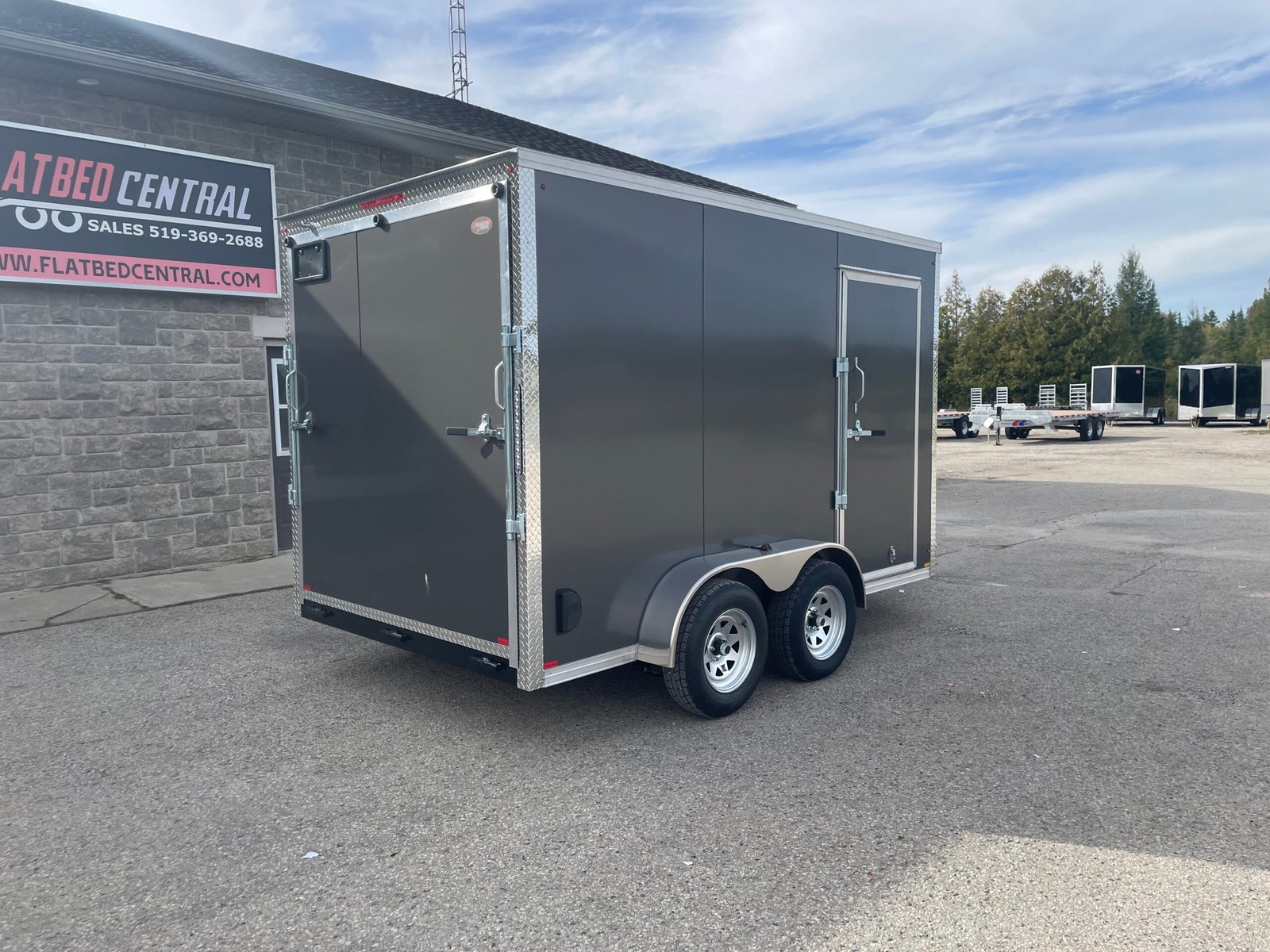 2027 Newport 7 ft × 12 ft Enclosed Trailer 7,000 lb GVWR — photo 2