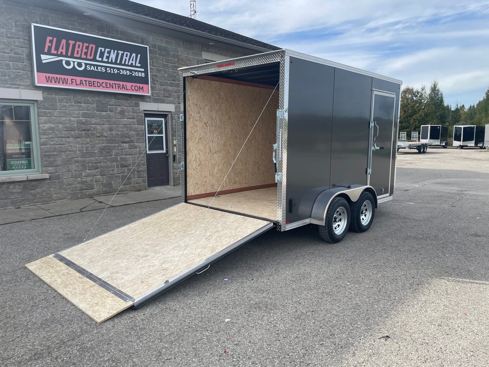2027 Newport 7 ft × 12 ft Enclosed Trailer 7,000 lb GVWR — photo 3