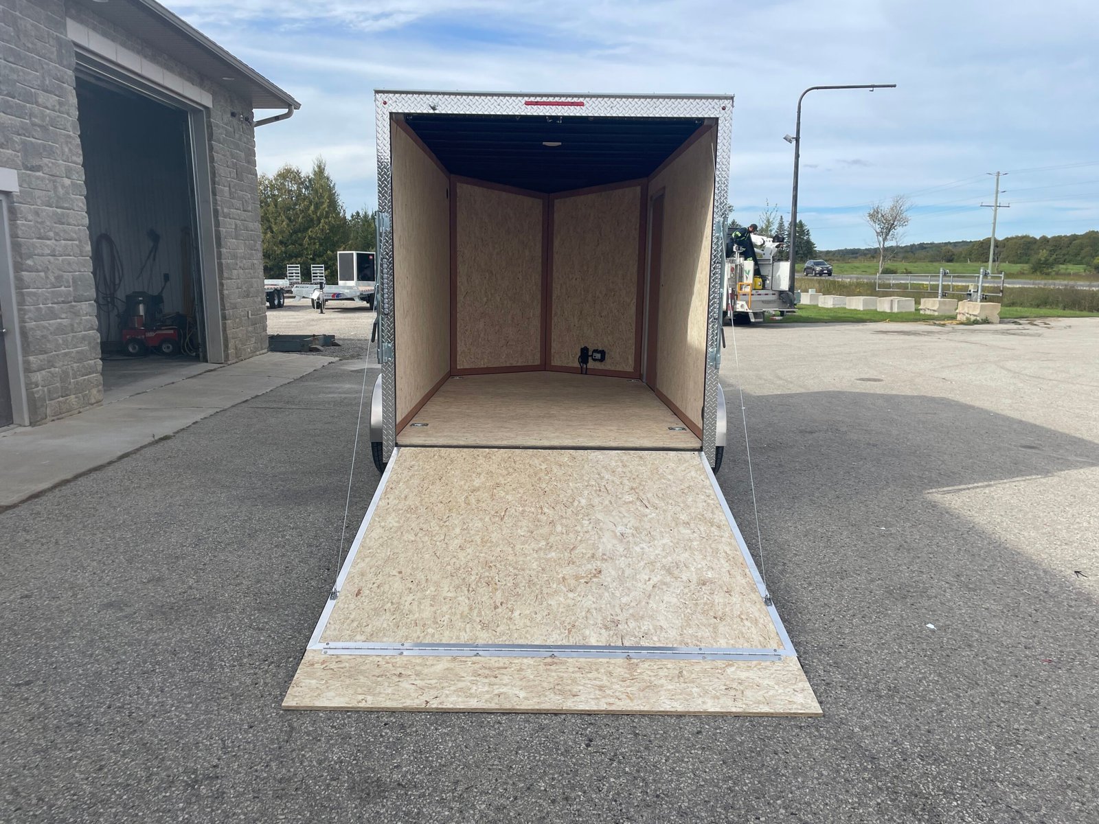 2027 Newport 7 ft × 12 ft Enclosed Trailer 7,000 lb GVWR — photo 4