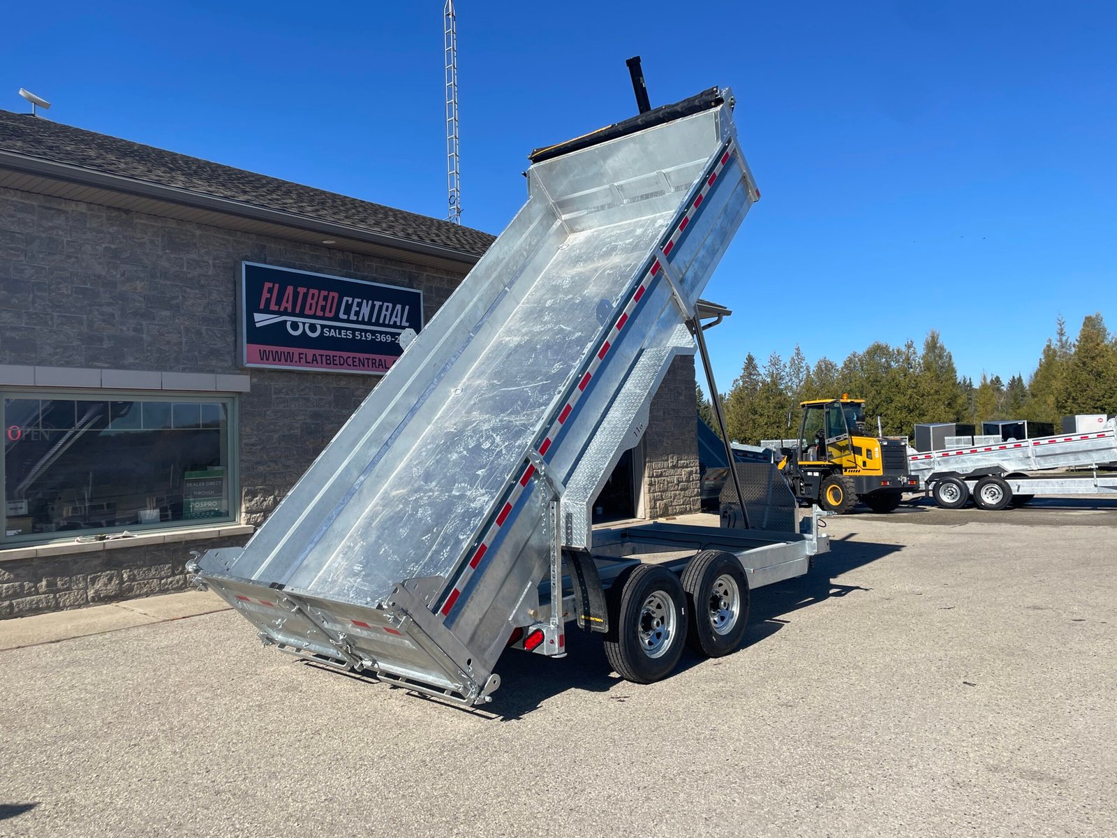 2027 One-Sixteen 82 in × 14 ft Dump Trailer 14,000 lb GVWR — photo 2