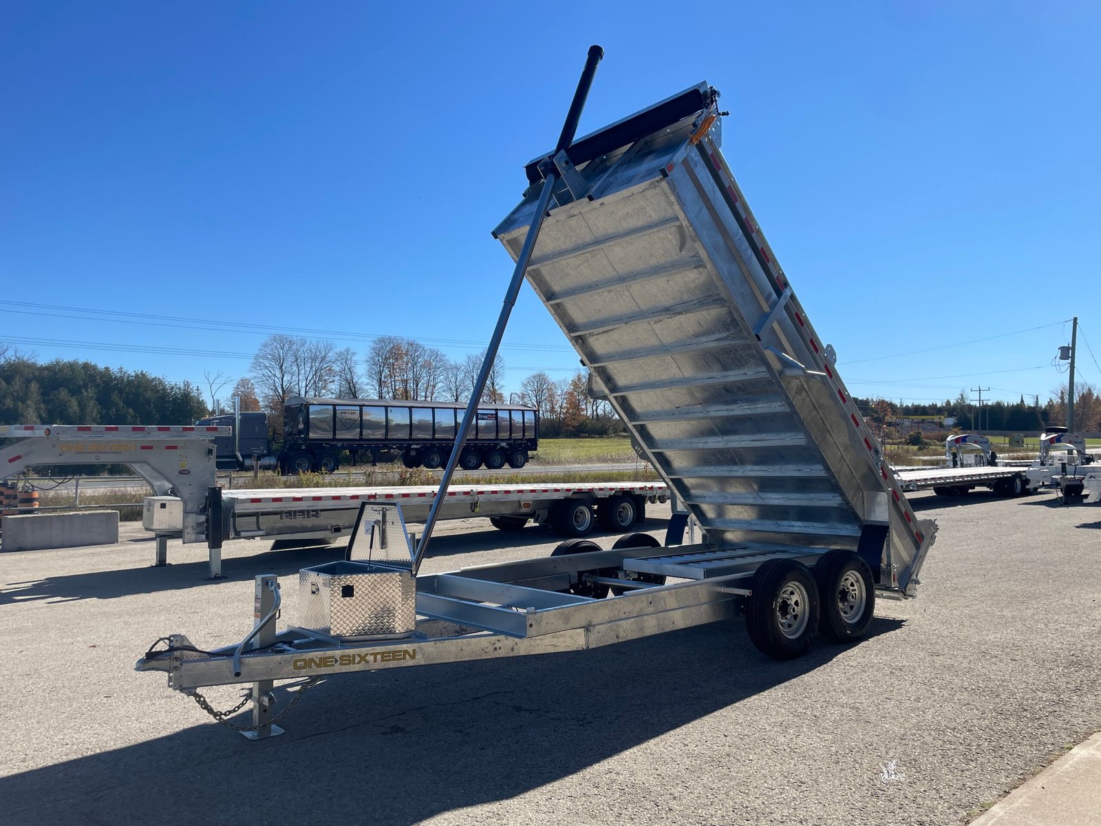 2027 One-Sixteen 82 in × 14 ft Dump Trailer 14,000 lb GVWR — photo 5